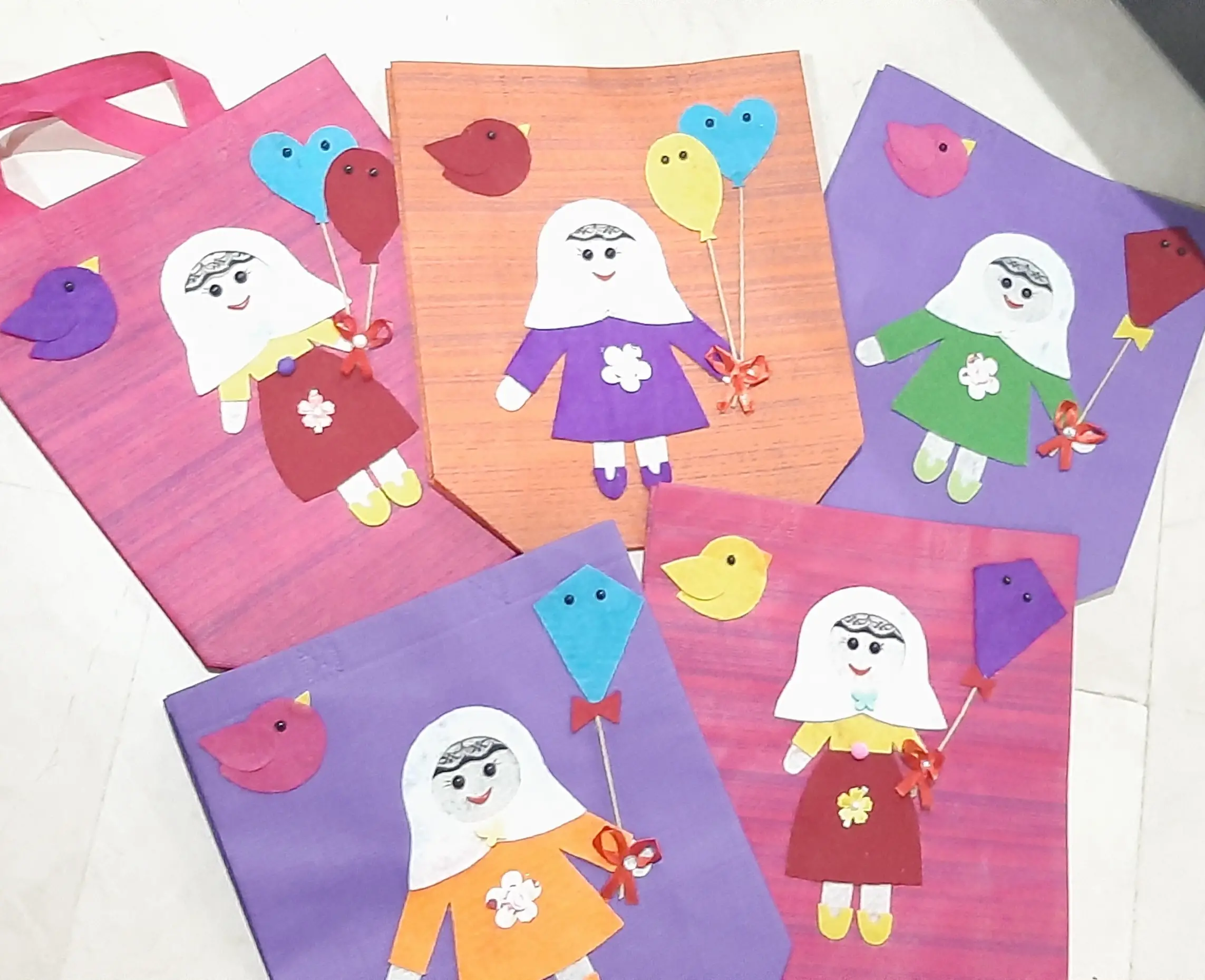 هدیه فروشگاه به مشتری های عزیز 😊 ساک دستی دخترانه