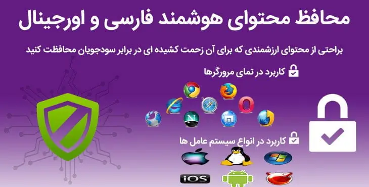 افزونه حفاظت از محتوا WP Content Protection Manager